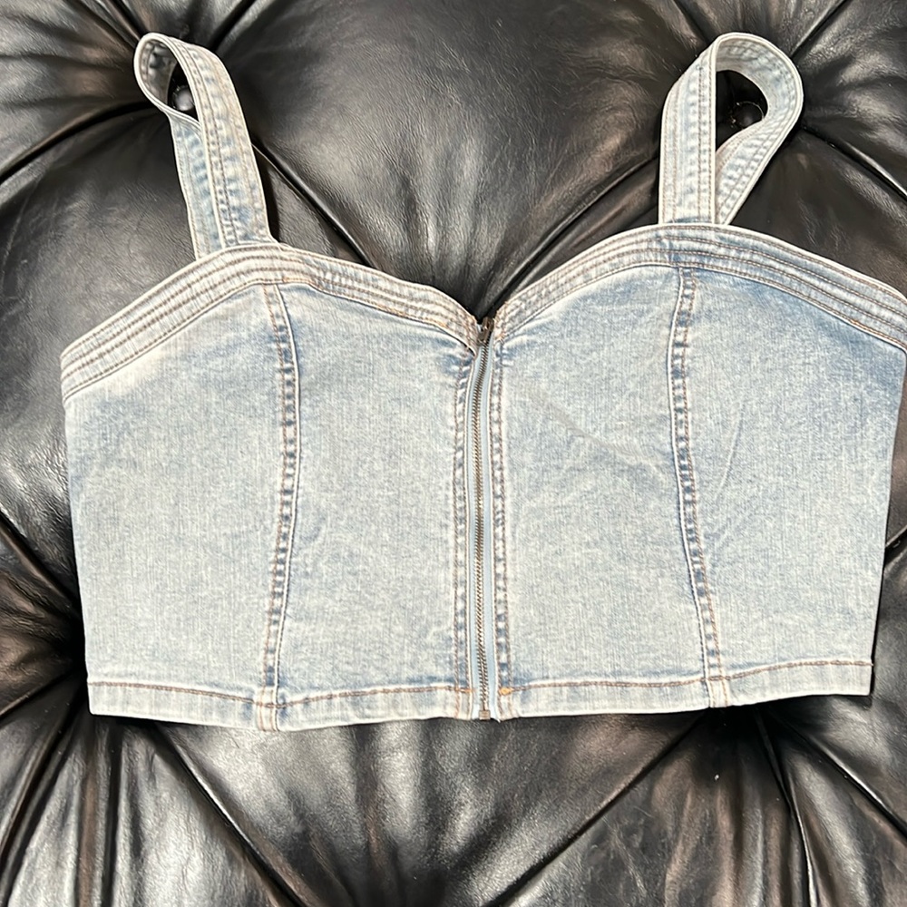Jean vest size L